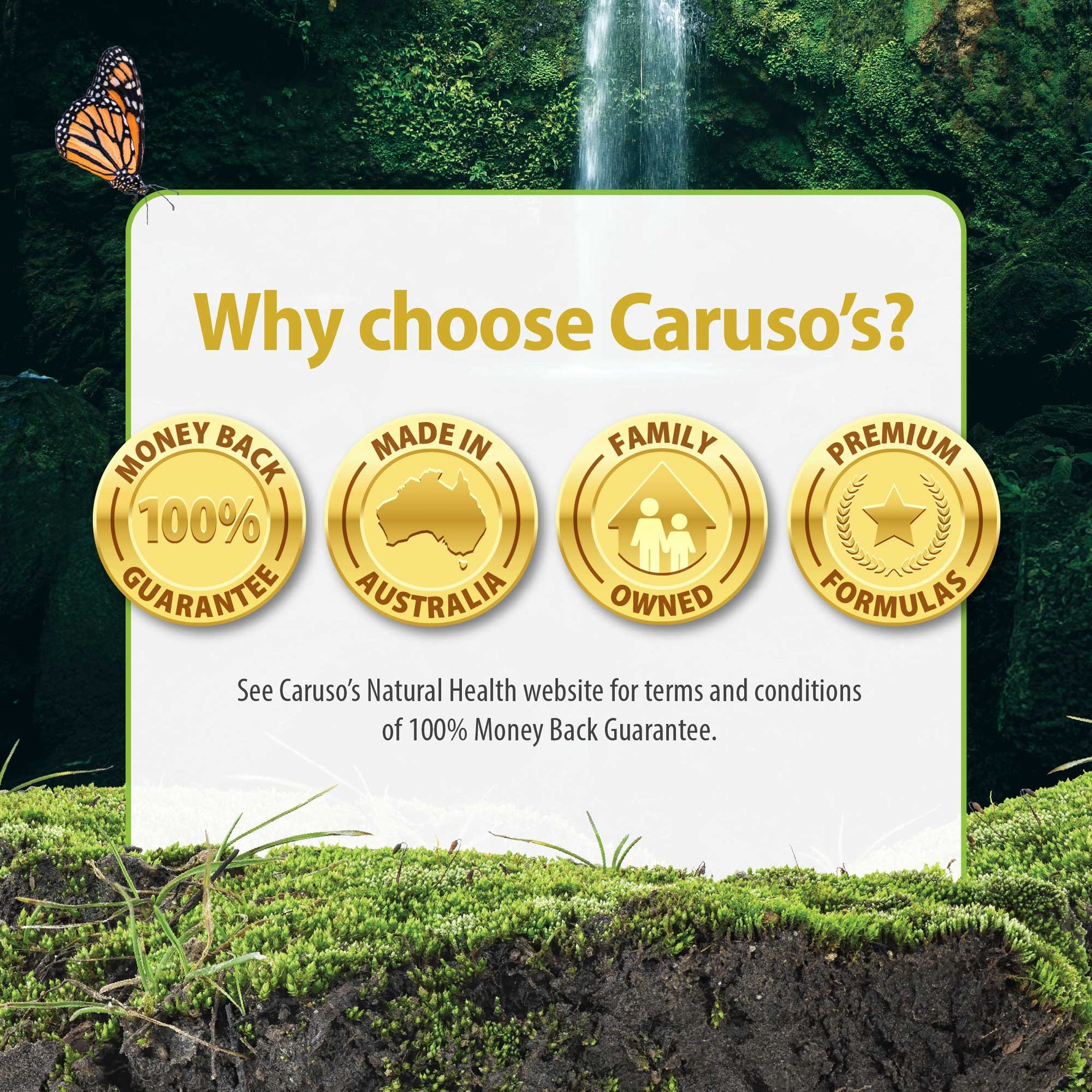Carusos Ashwagandha 50 Tabs