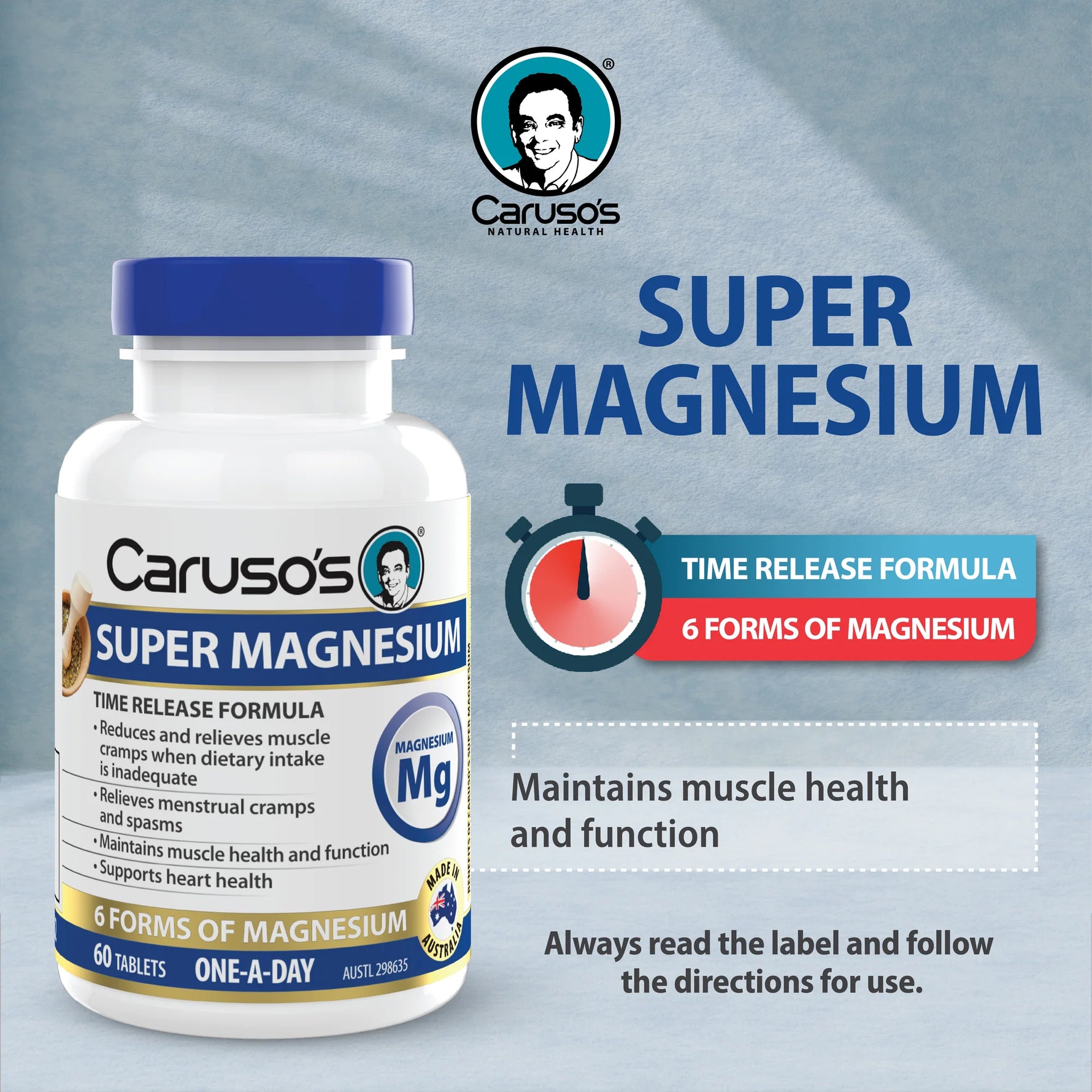 Carusos Super Magnesium 240 Tabs