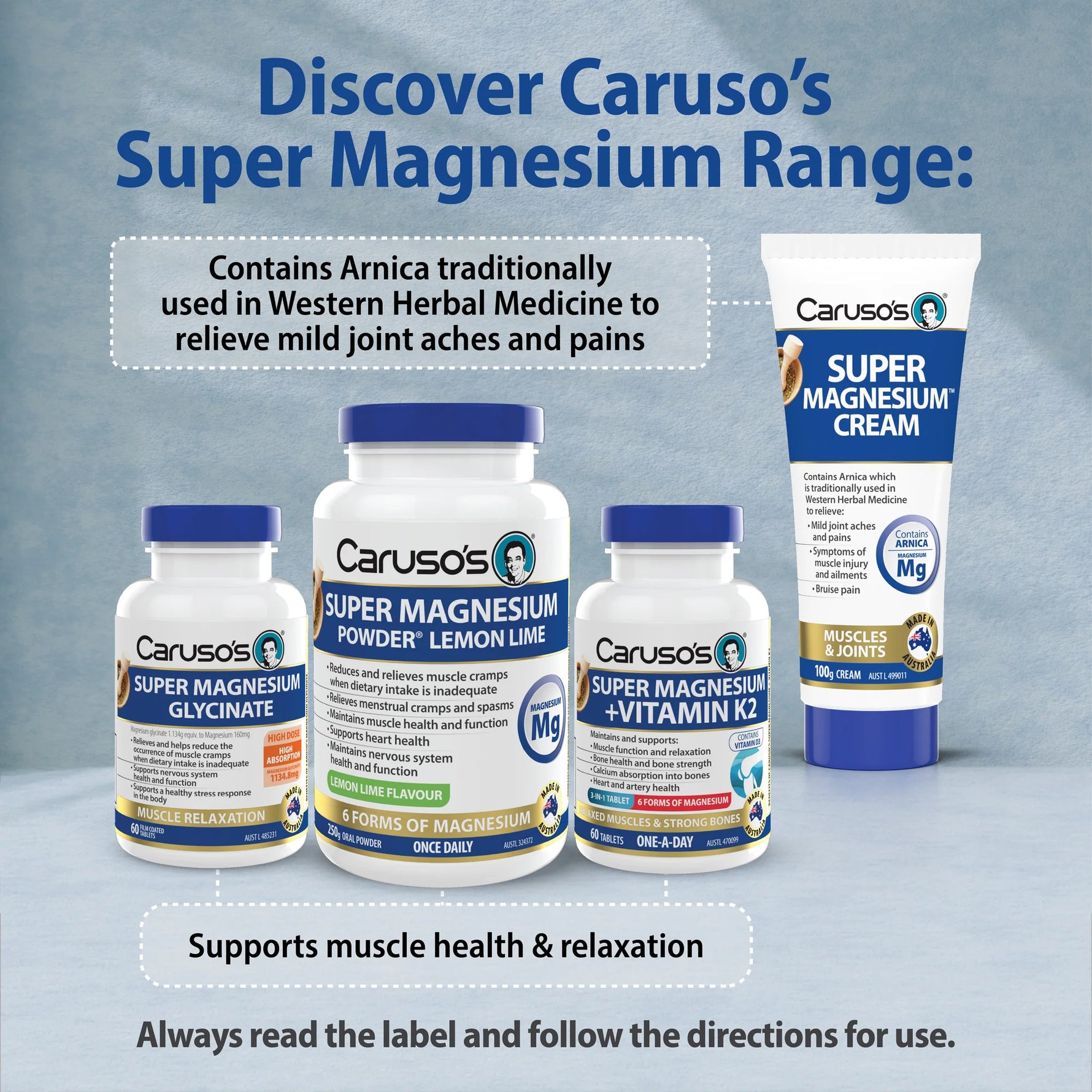 Carusos Super Magnesium 240 Tabs
