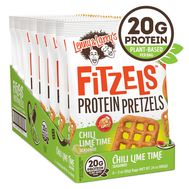 Lenny & Larry's Fitzels Protein Pretzels Protein Pretzels 85g x8
