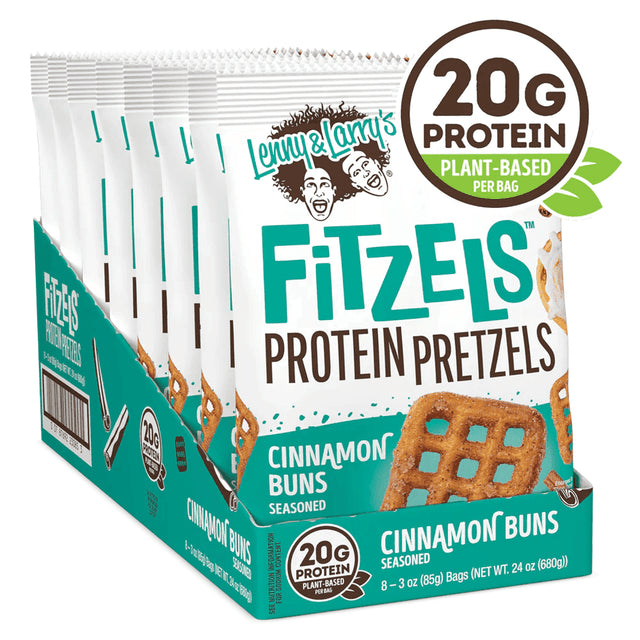 Lenny & Larry's Fitzels Protein Pretzels Protein Pretzels 85g x8