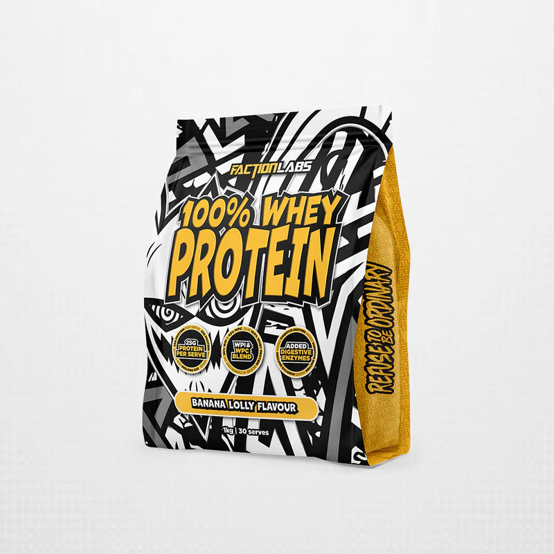 Faction Labs 100% Whey Protein 1kg 30 Serves