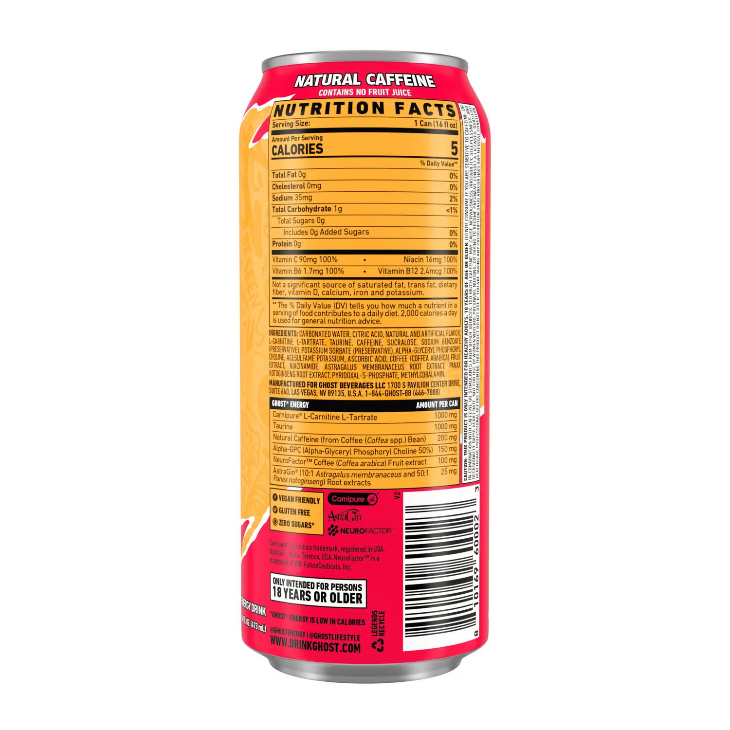 Ghost Energy Rtd Energy Rtd 500ml x12