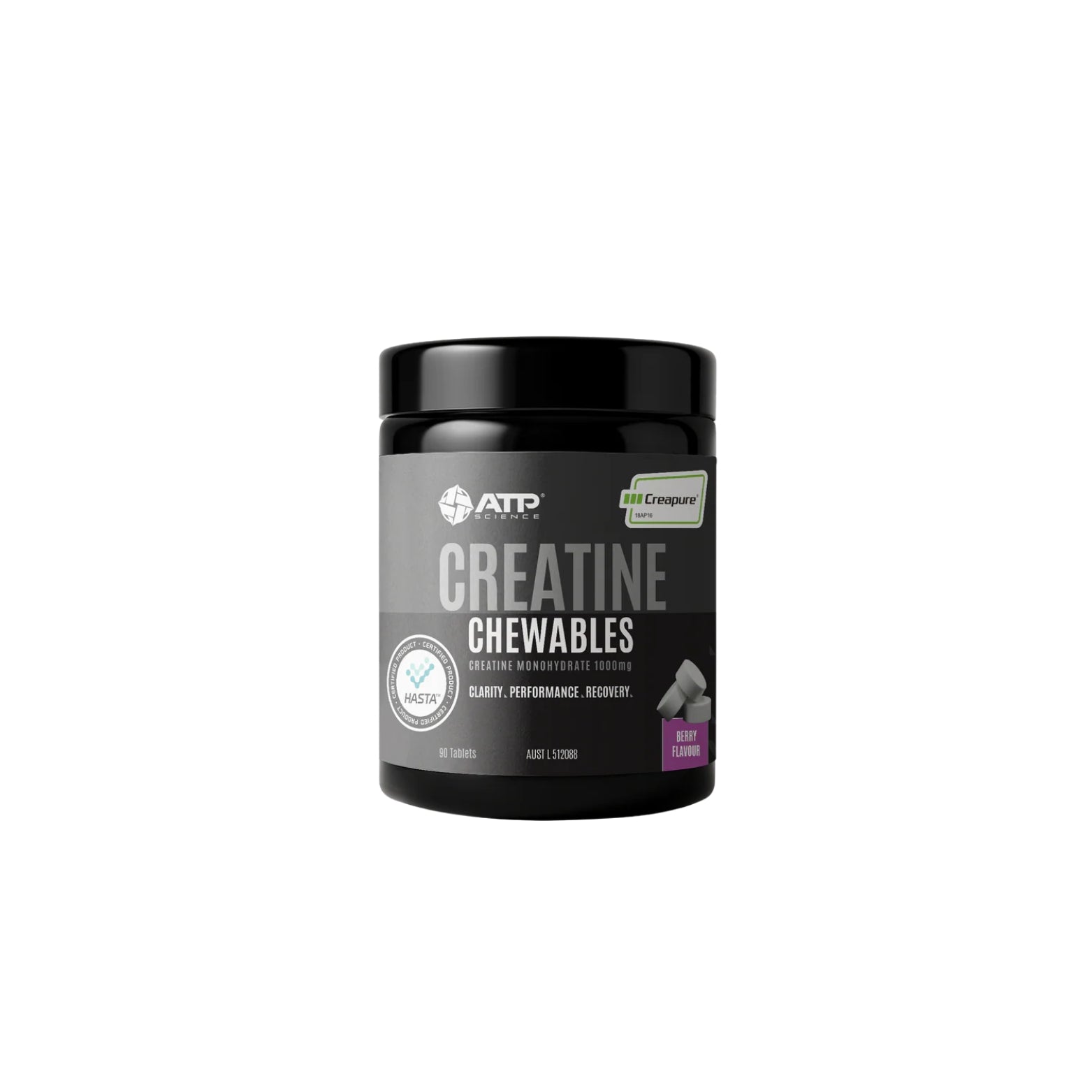 Atp Creatine Chewable 90 Tablets 90g