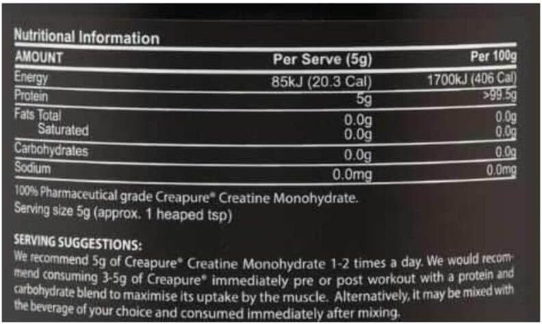 Atp Creatine Monohydrate Jar 500g