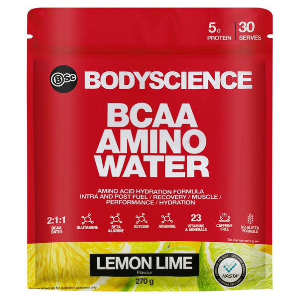 Bsc Bcaa Amino Water Lemon Lime 270g