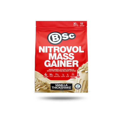 BSc Nitrovol Mass Gainer Vanilla Thickshake 2.2kg