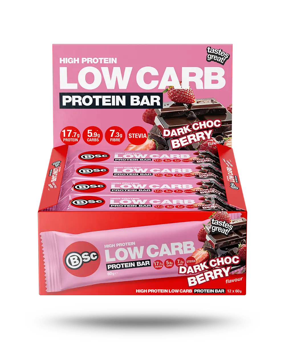 BSc High Protein Low Carb Bar 60g x12