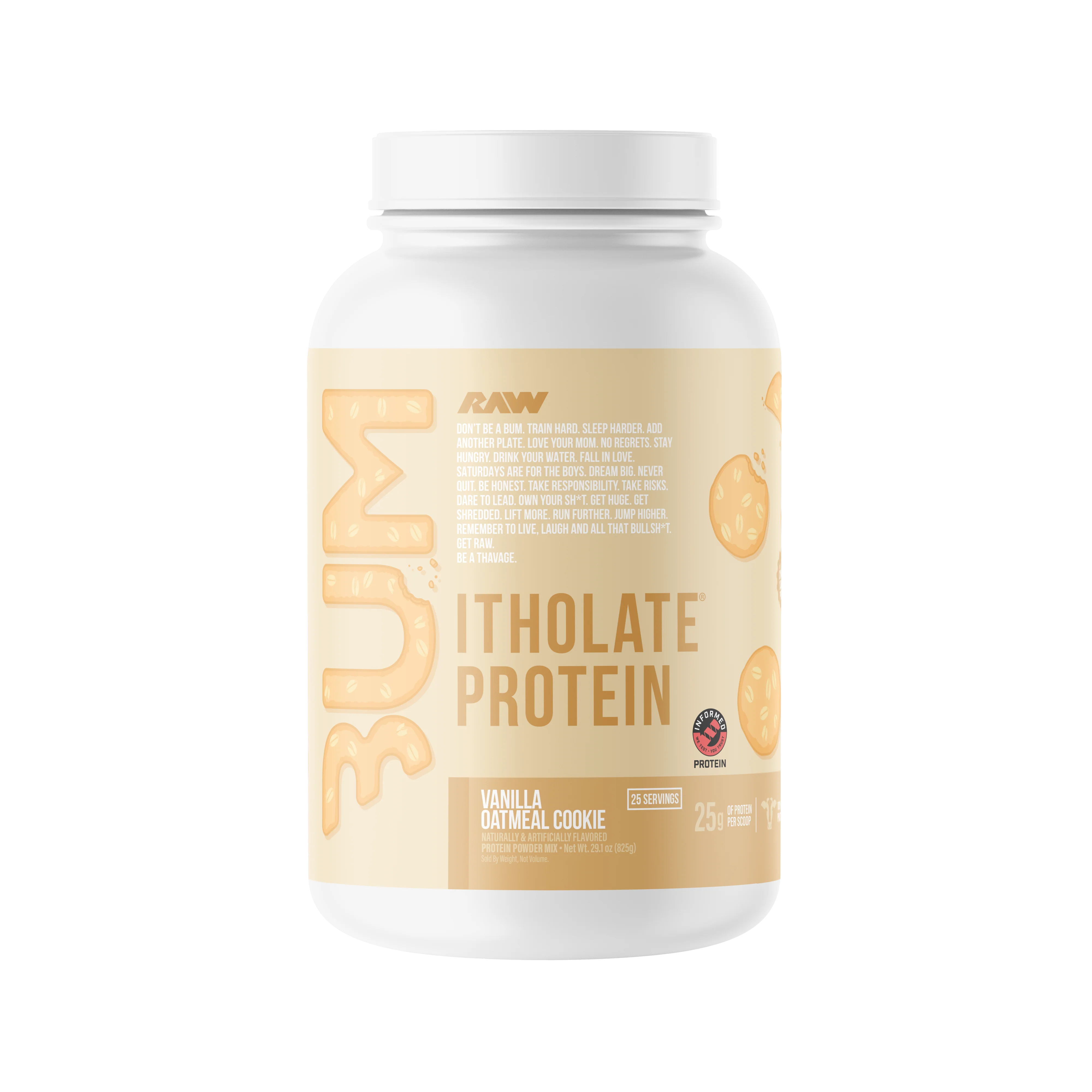 Cbum Bum - Itholate Protein 2lb Vanilla Oatmeal 780g 25 Serves