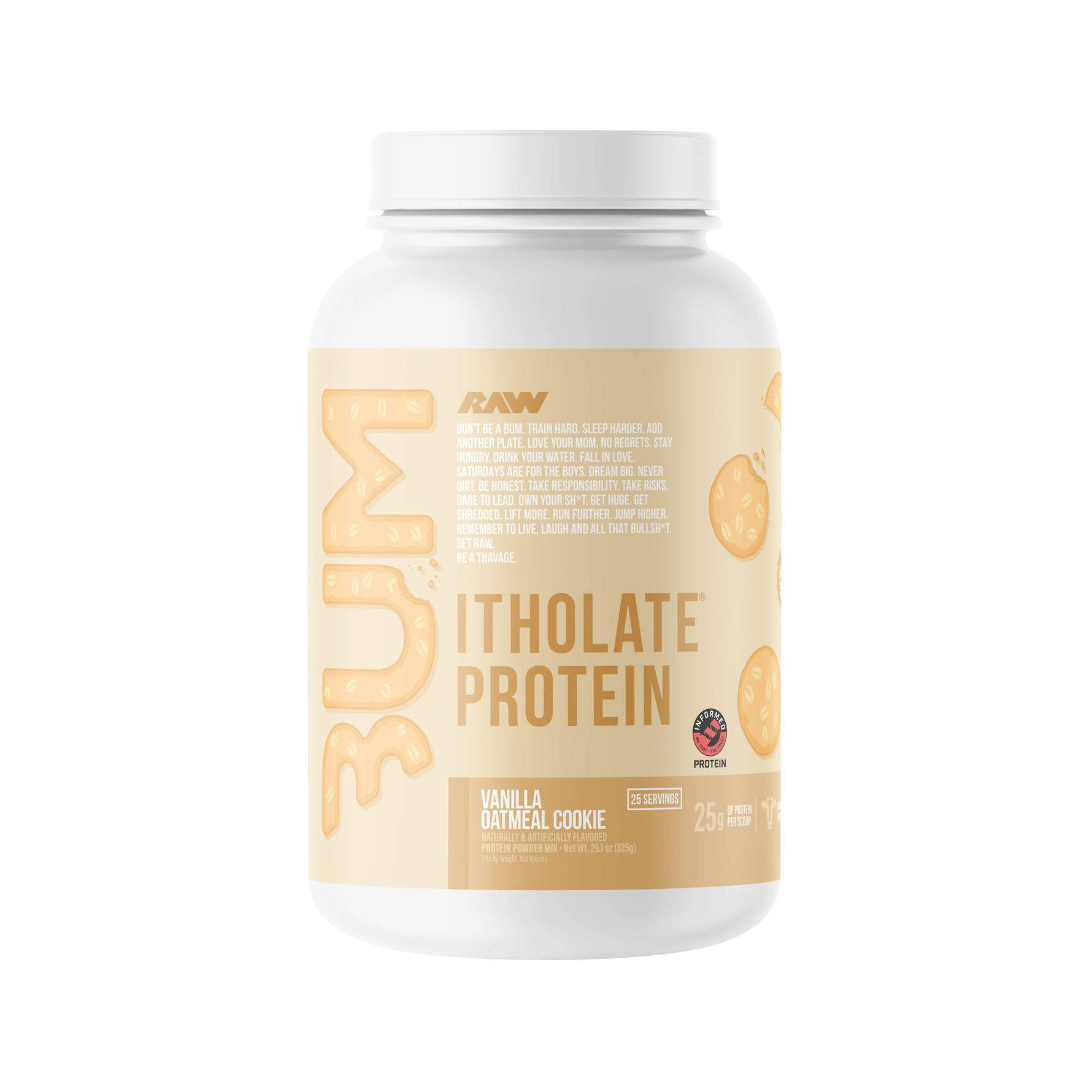 Cbum Bum - Itholate Protein 2lb Vanilla Oatmeal 780g 25 Serves