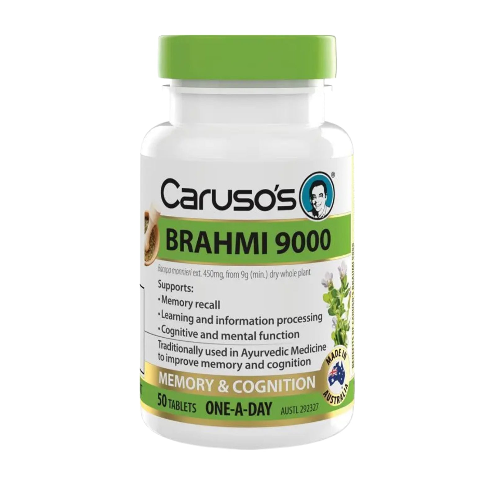 Carusos Brahmi 9000 50 Tabs
