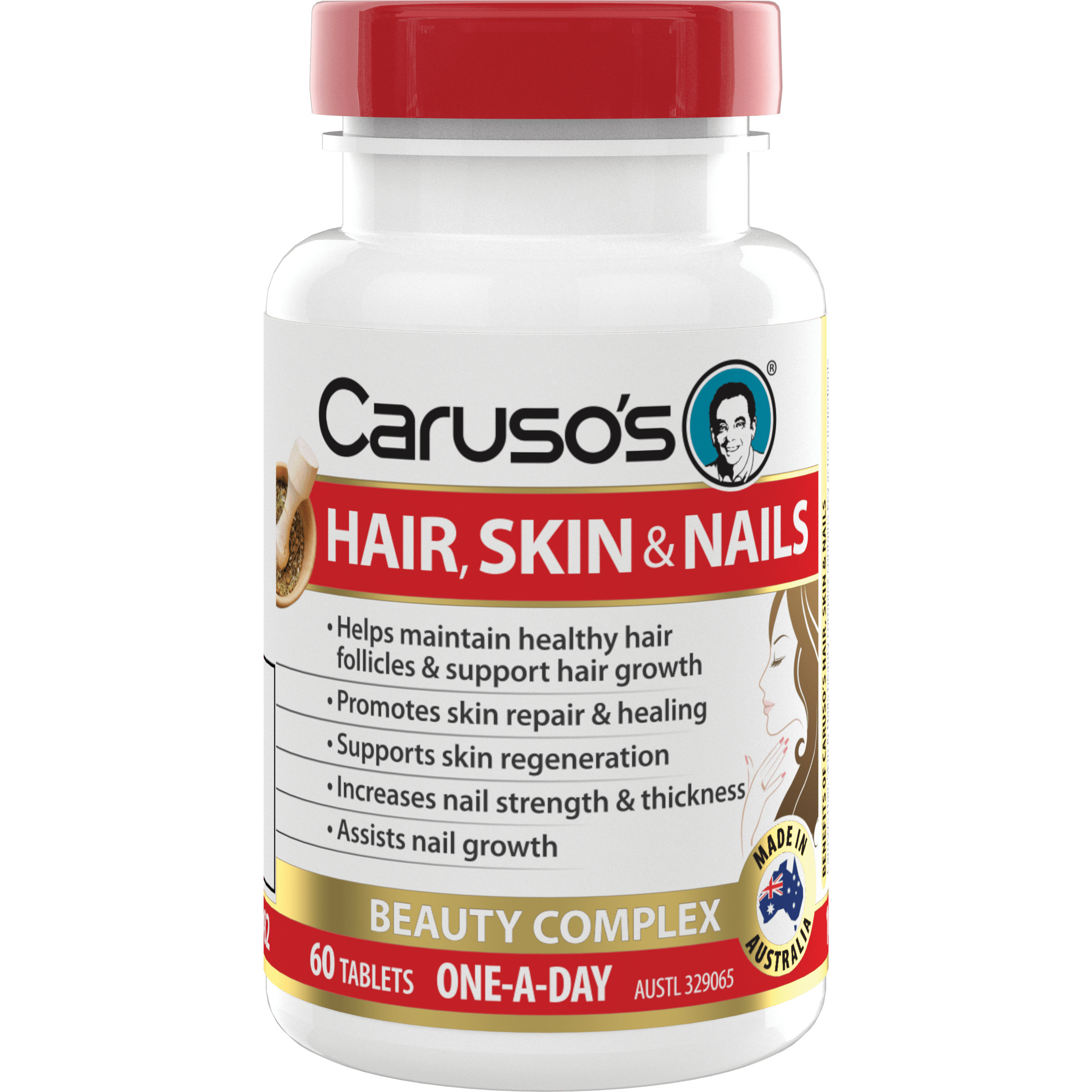 Carusos Hair, Skin & Nails 60 Tabs