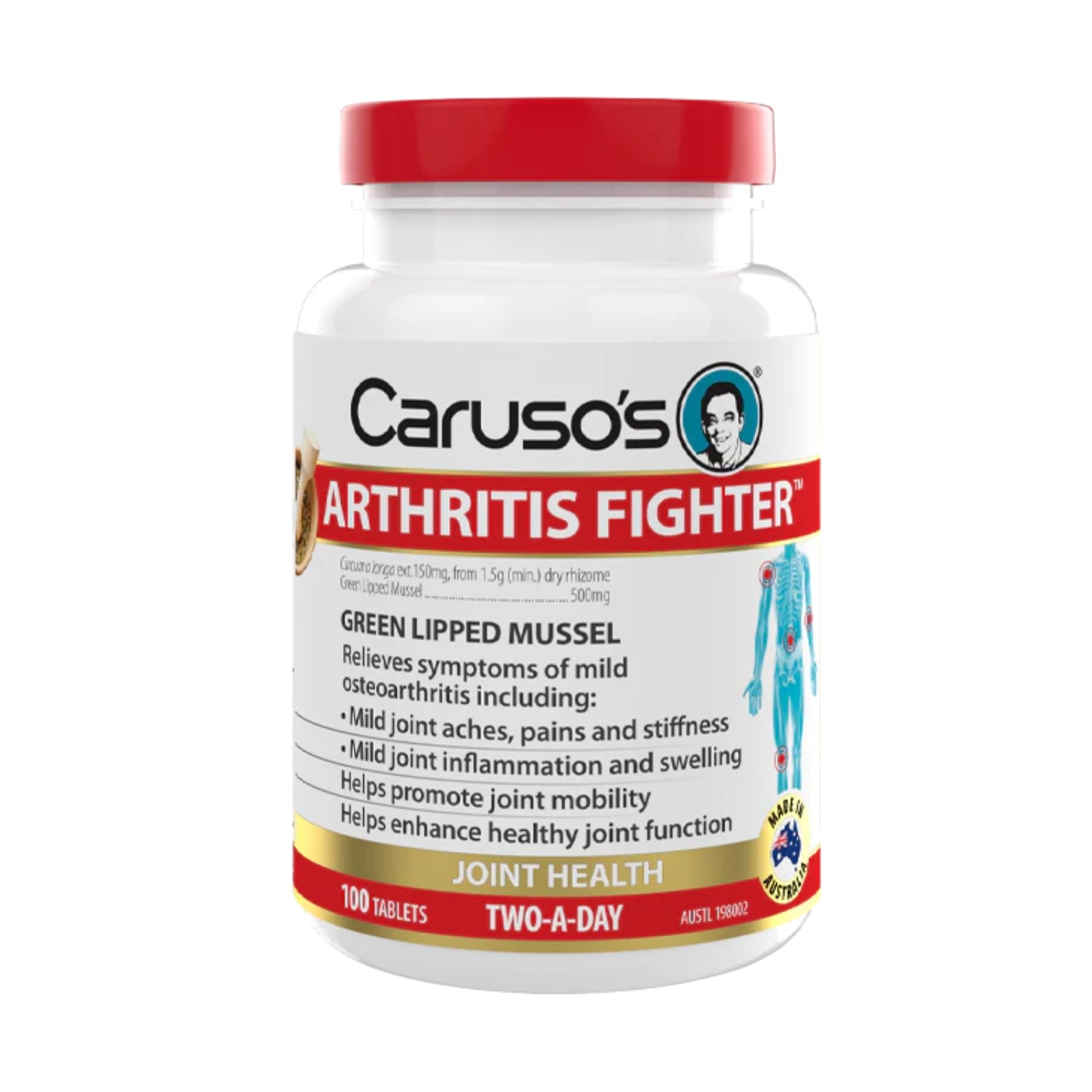 Carusos Arthritis Fighter 100 Tabs