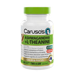 Carusos Ashwagandha + L-Theanine 60 Tabs