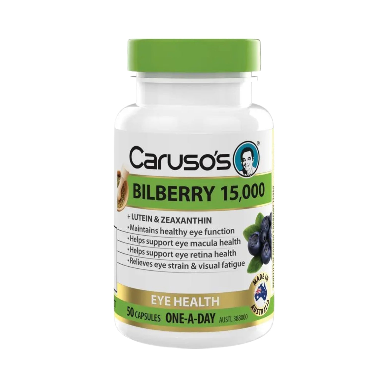 Carusos Bilberry 15,000 50 Caps