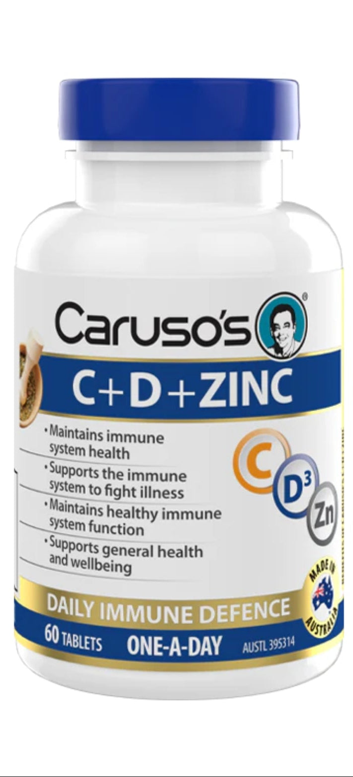 Carusos C + D + Zinc 60 Tabs