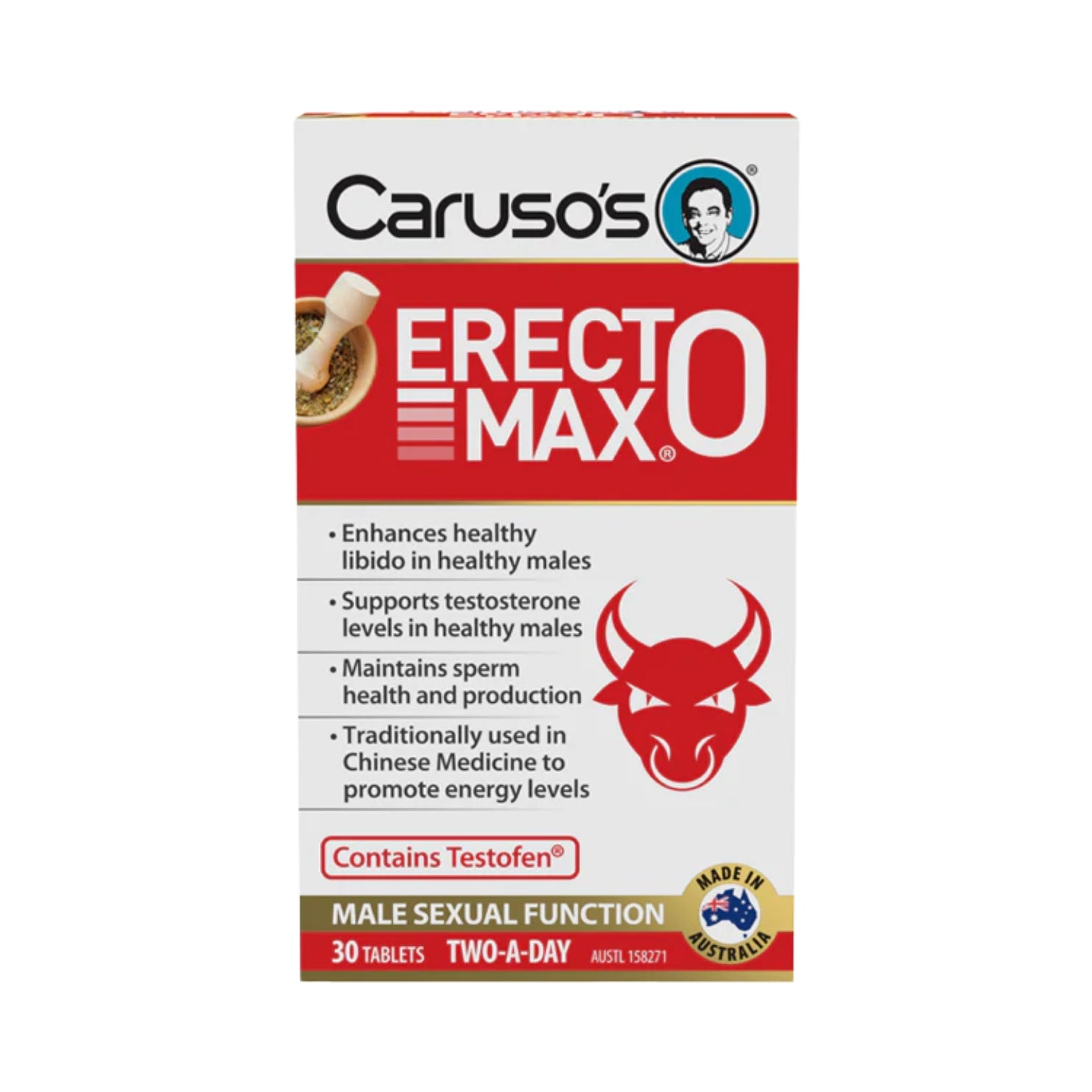 Carusos Erectomax 30 Tabs
