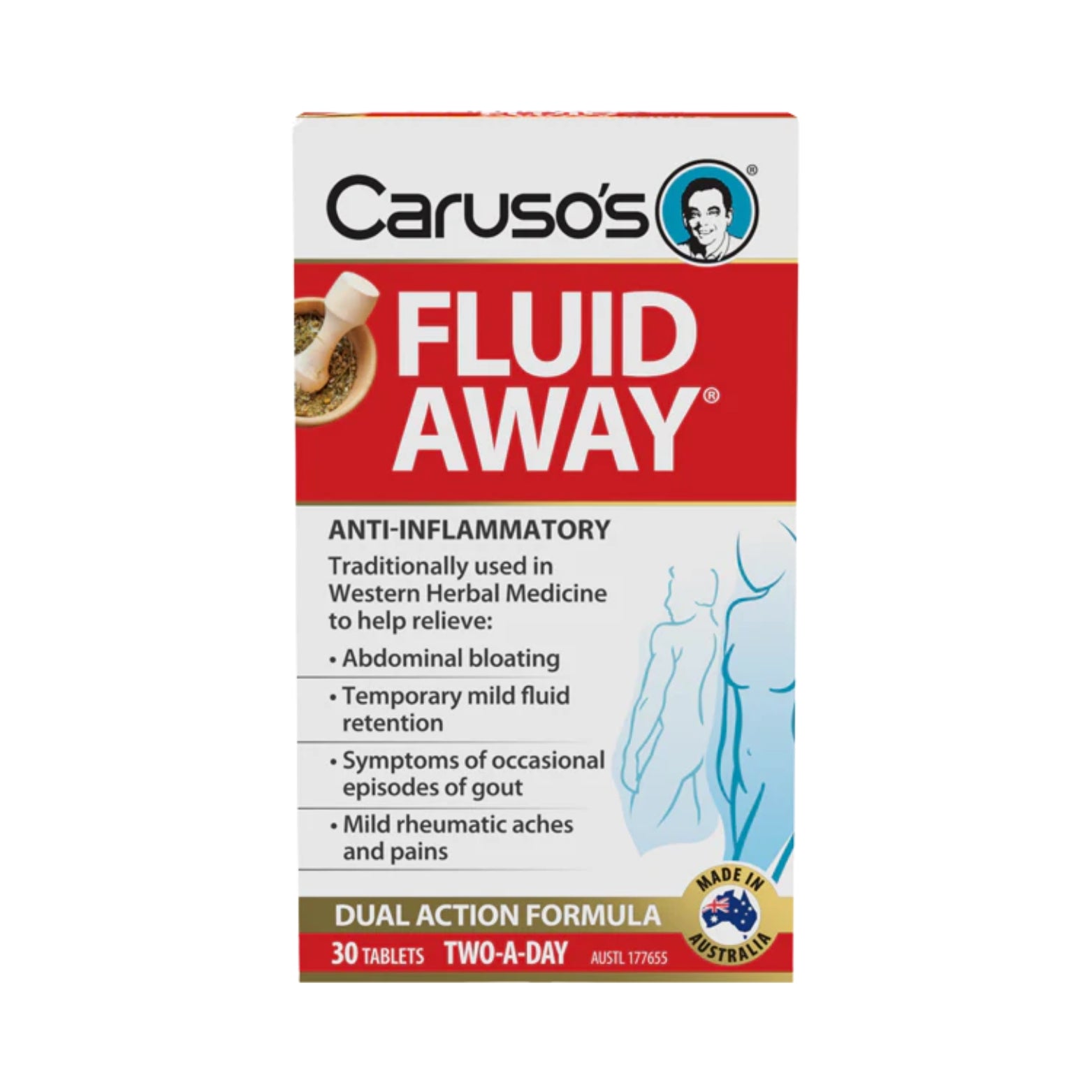 Carusos Fluid Away 30 Tabs