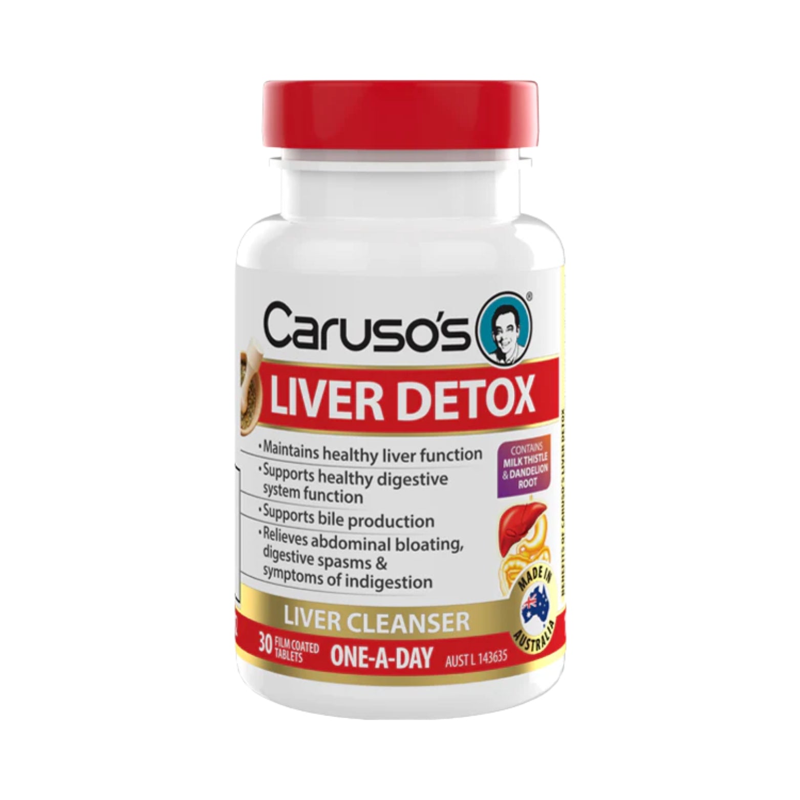 Carusos Liver Detox 30 Tabs