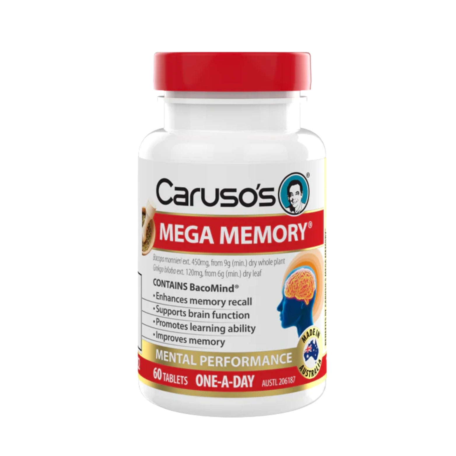 Carusos Mega Memory 60 Tabs
