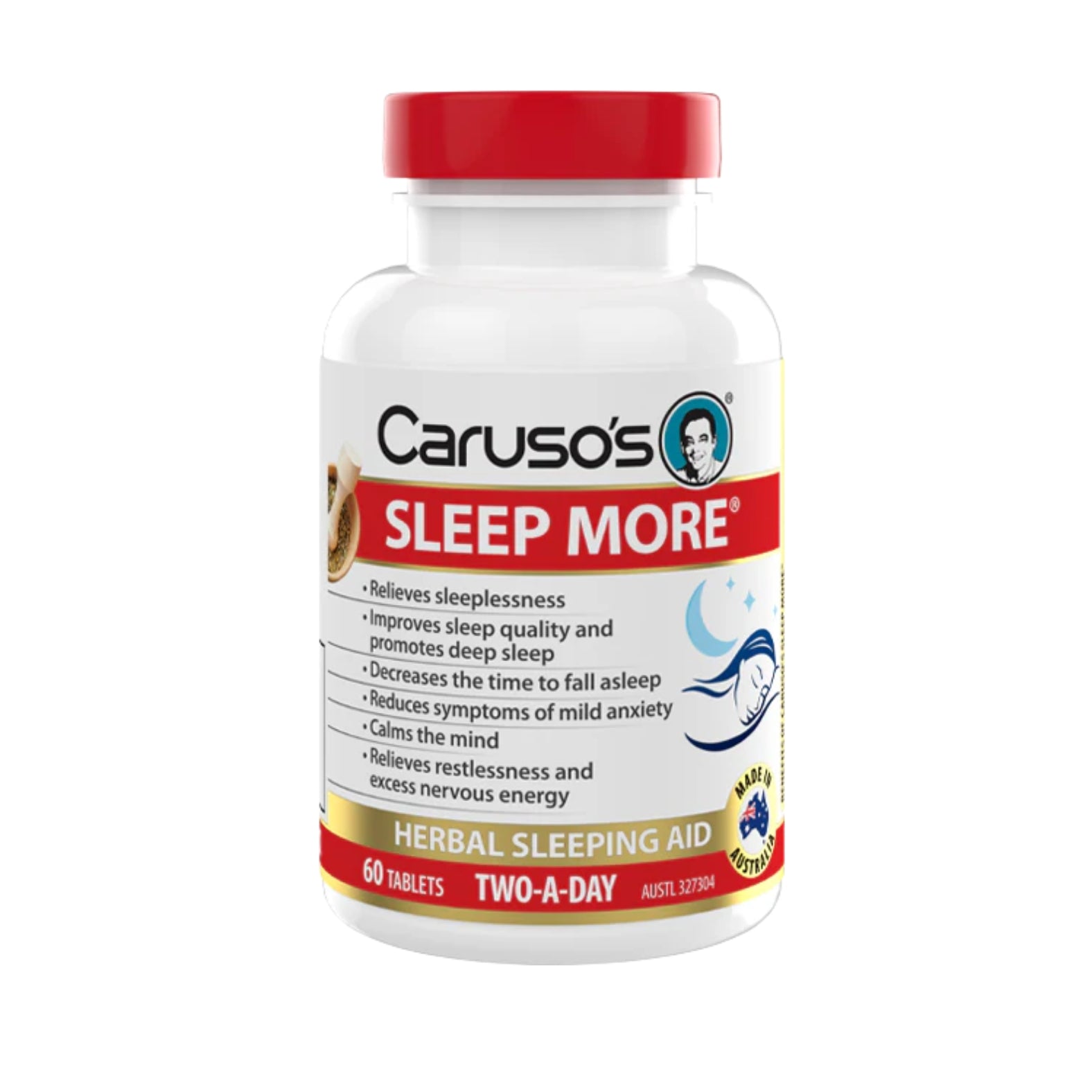 Carusos Sleep More 60 Tabs