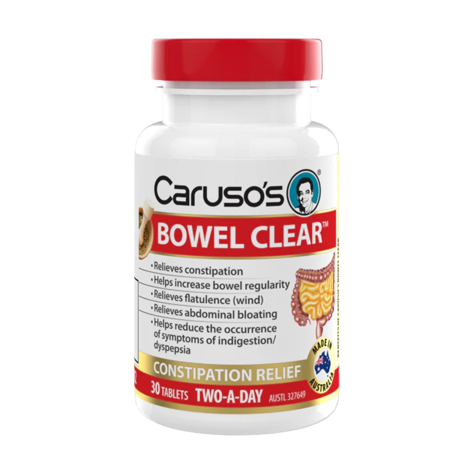 Carusos Stomach Clear 30 Tabs