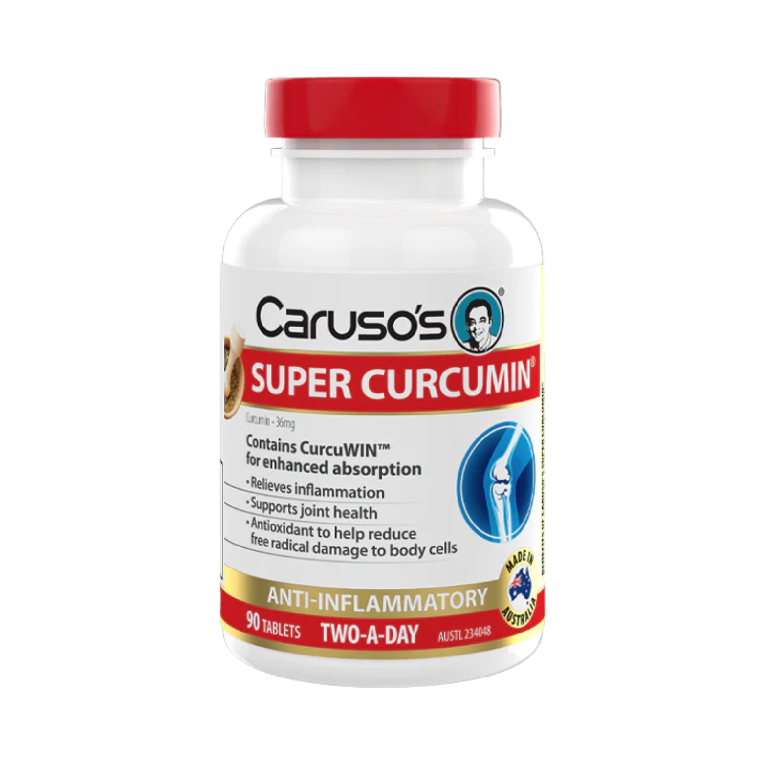 Carusos Super Curcumin 90 Tabs