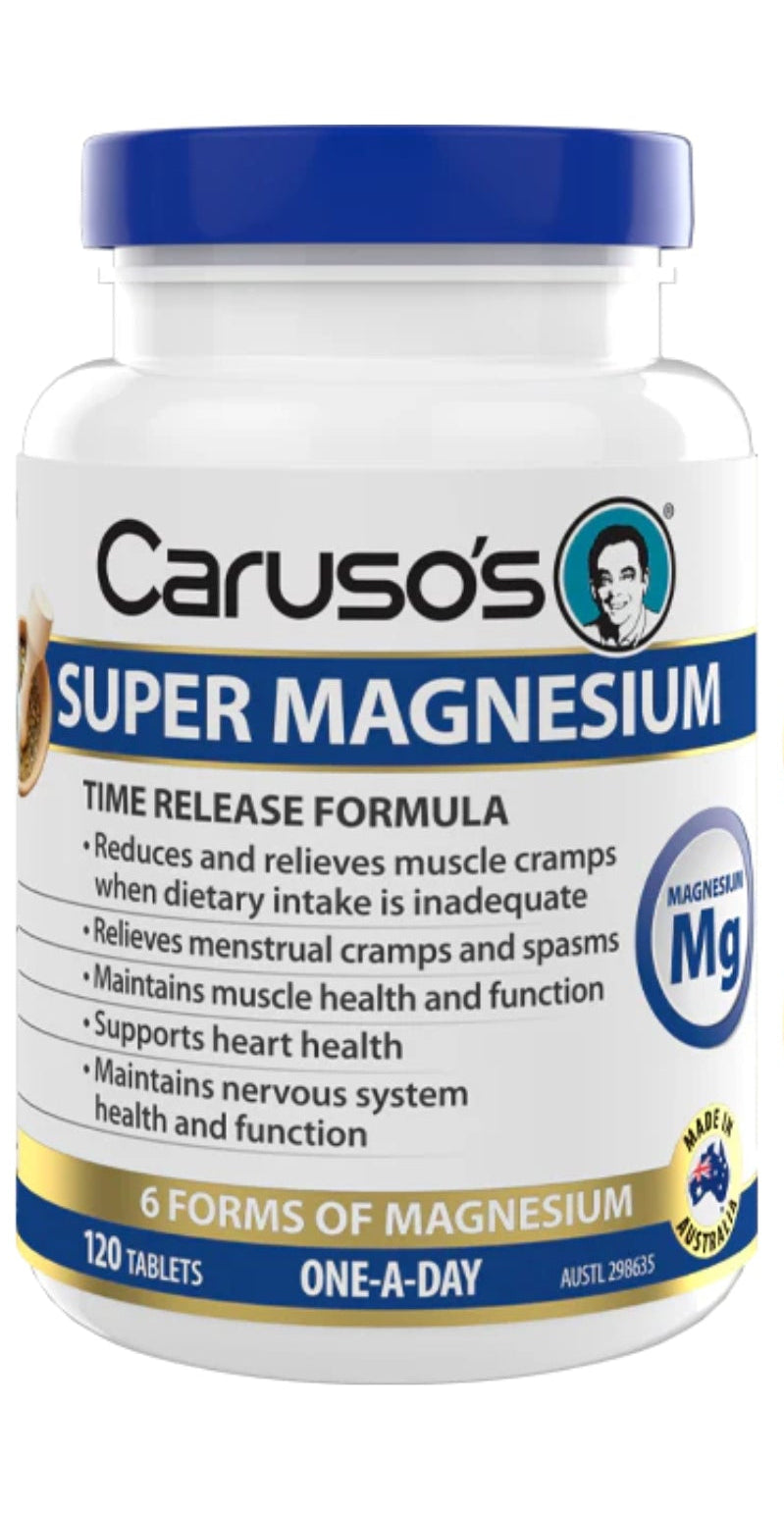 Carusos Super Magnesium 120 Tabs