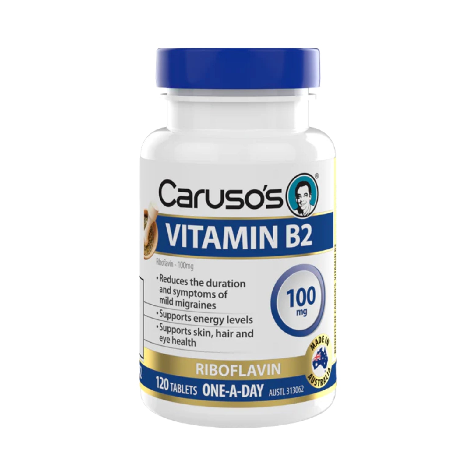 Carusos Vitamin B2 100mg 120 Tabs
