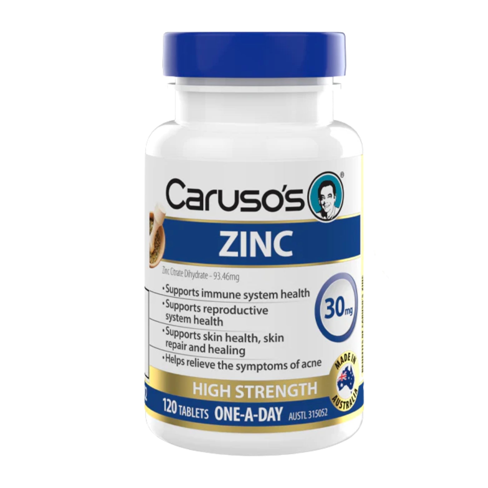 Carusos Zinc 120 Tabs