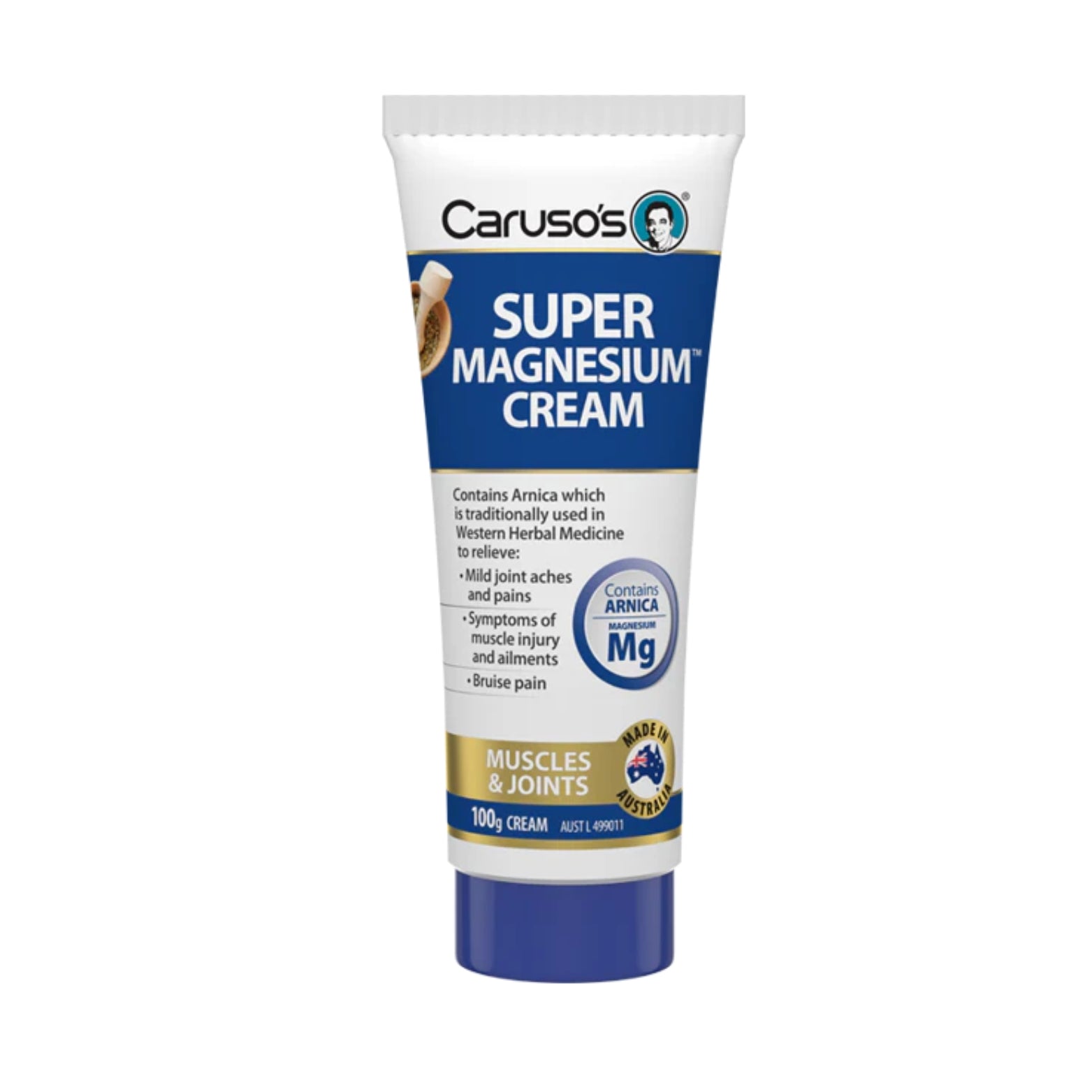 Carusos Super Magnesium Cream 100g