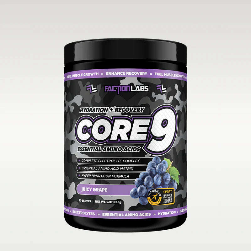 Faction Labs Core 9 EAA - Recovery Hydration 525g 50 Serves