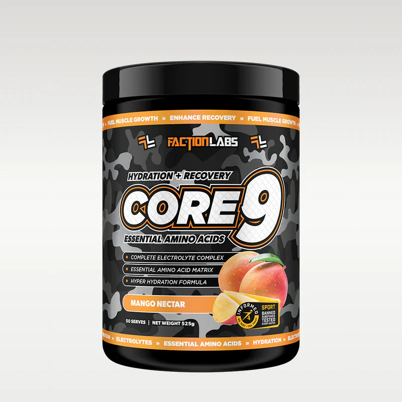 Faction Labs Core 9 EAA - Recovery Hydration 525g 50 Serves