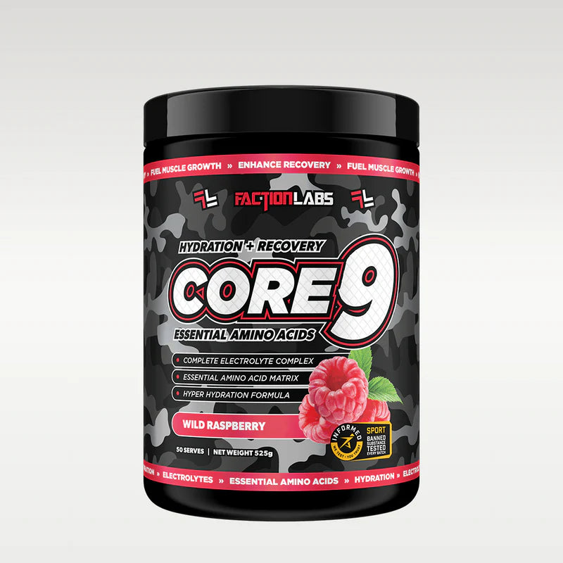 Faction Labs Core 9 EAA - Recovery Hydration 525g 50 Serves
