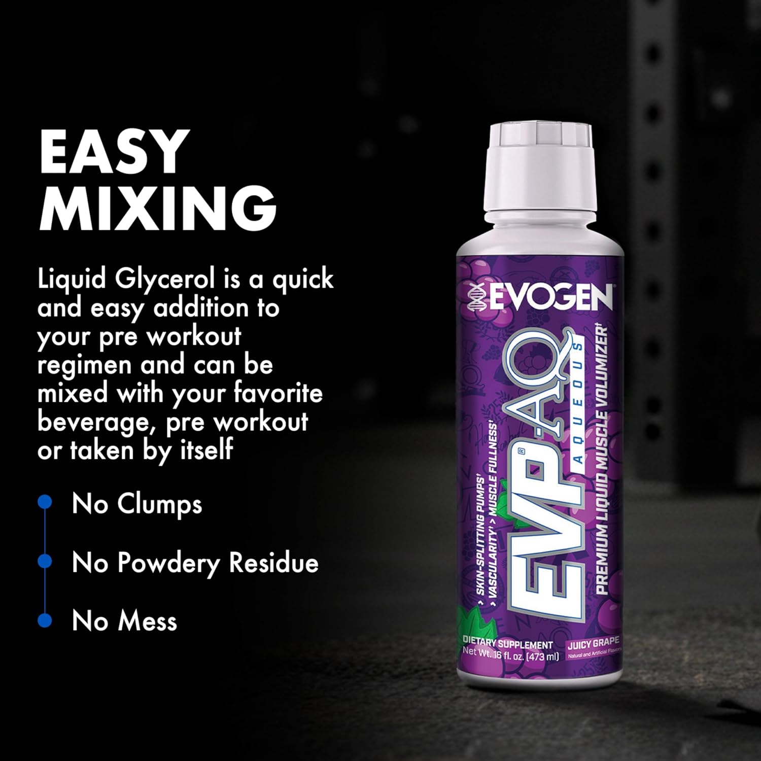 Evogen Evp Aq 16 Fl Oz Juicy Grape 16 Serves