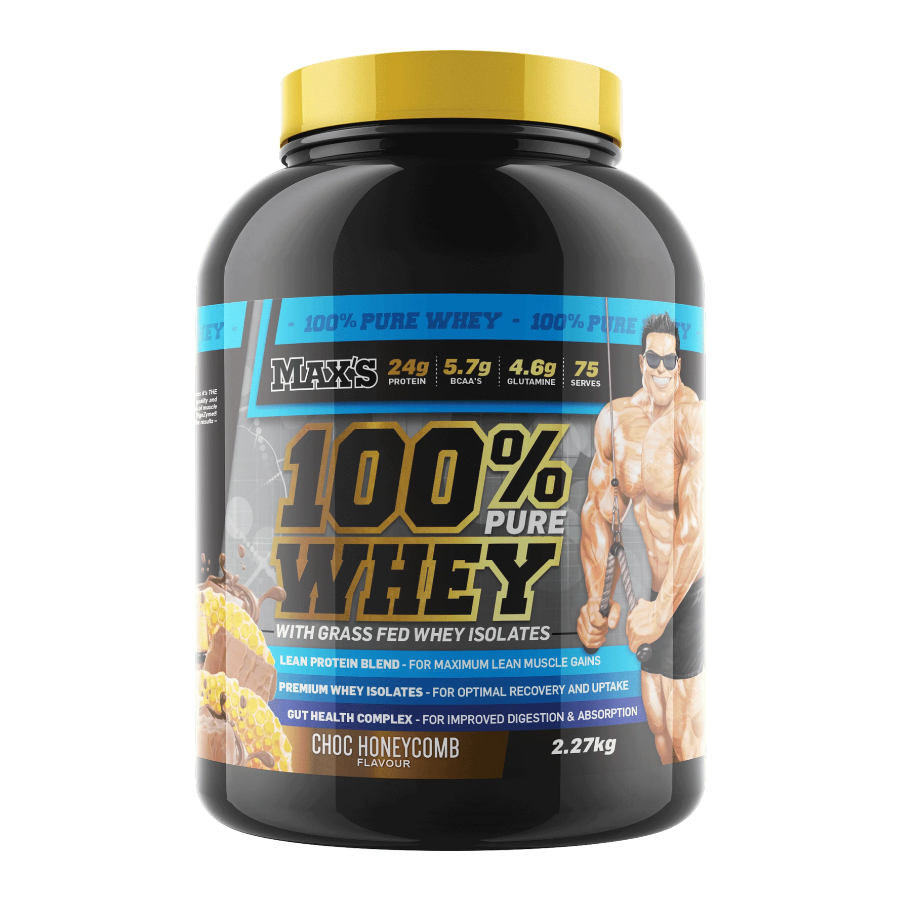 Max's 100% Whey 2.27kg Protein