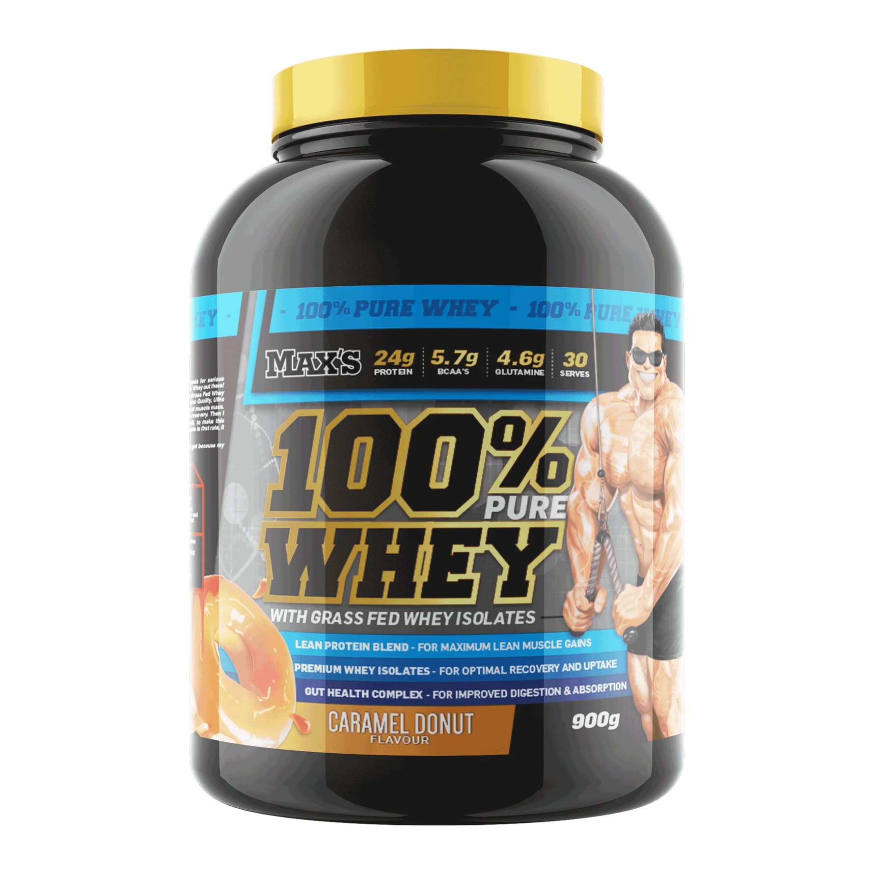 Max's 100% Whey 900g Protein