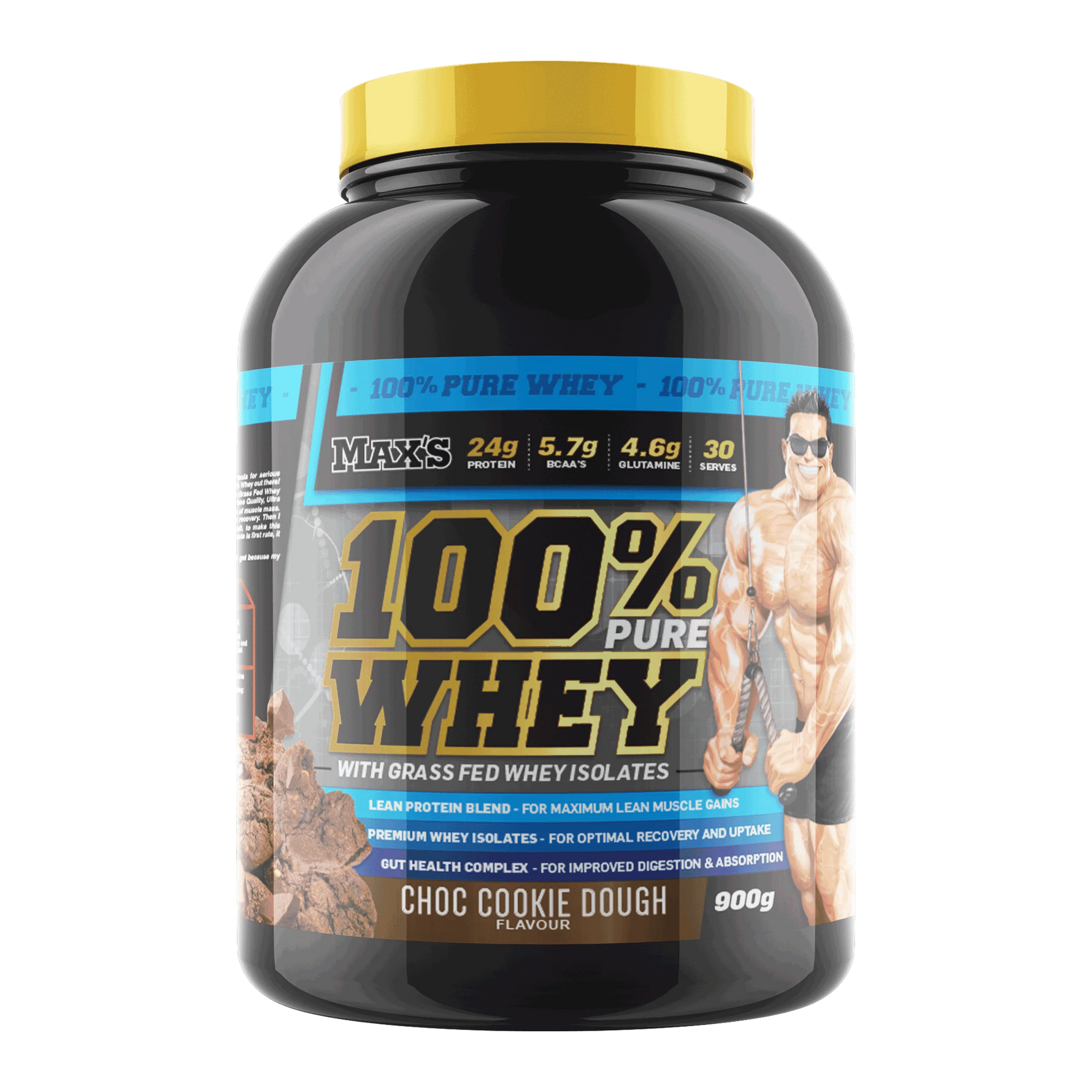 Max's 100% Whey 900g Protein