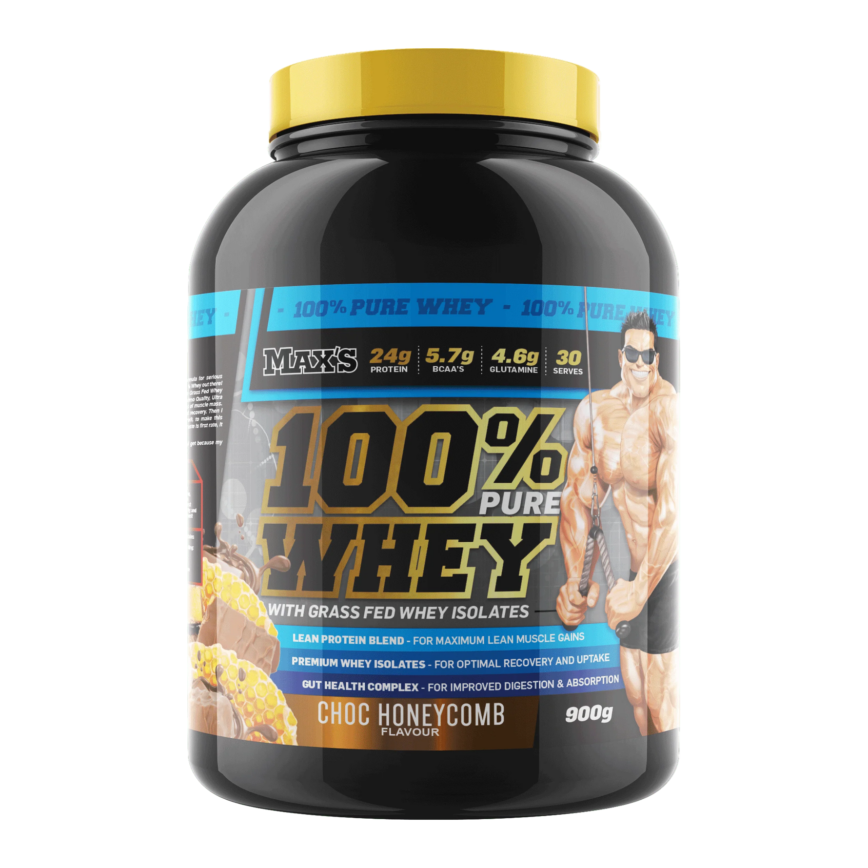 Max's 100% Whey 900g Protein