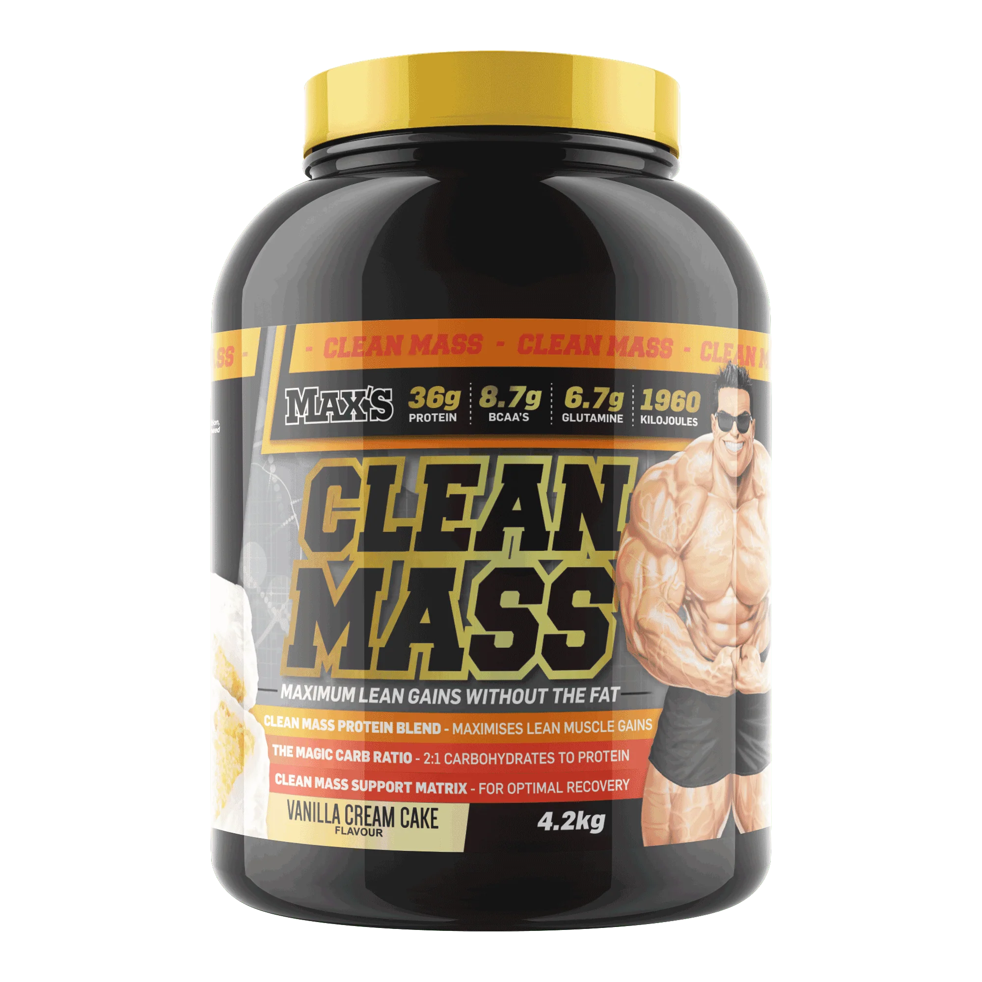 Max's Mass Gainer Protein 4.2kg