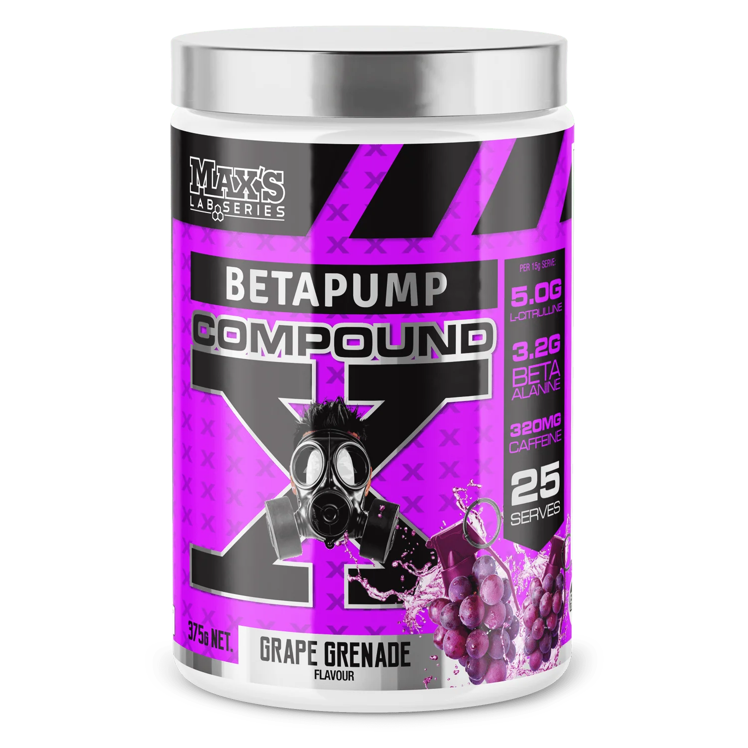 Max's Lab Series - Beta Pump Compound 375g – My Supps Warehouse