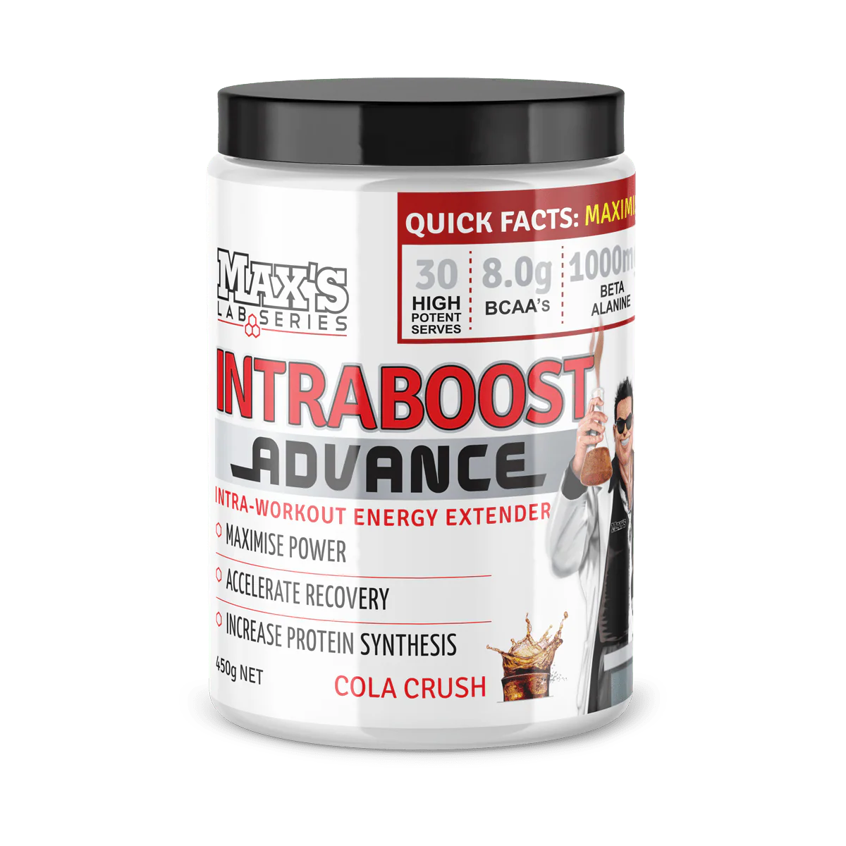 Max's Lab Series - Intra-Boost Advance 450g Amino