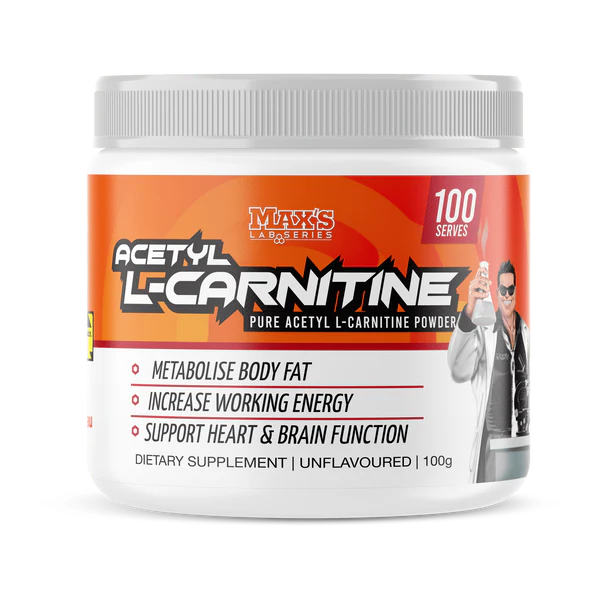 Max's Lab Series Acetyl L-Carnitine Non Flavoured 100g