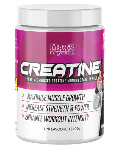Max's Lab Series Creatine Monohydrate Non Flavoured 400g