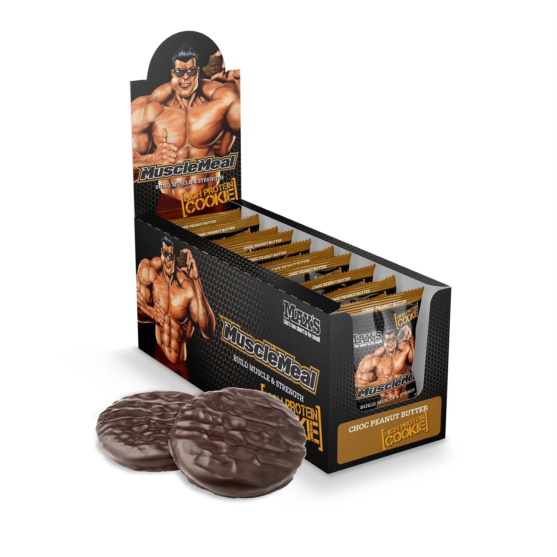 Max's Muscle Meal Cookie [box Of 12] 90g