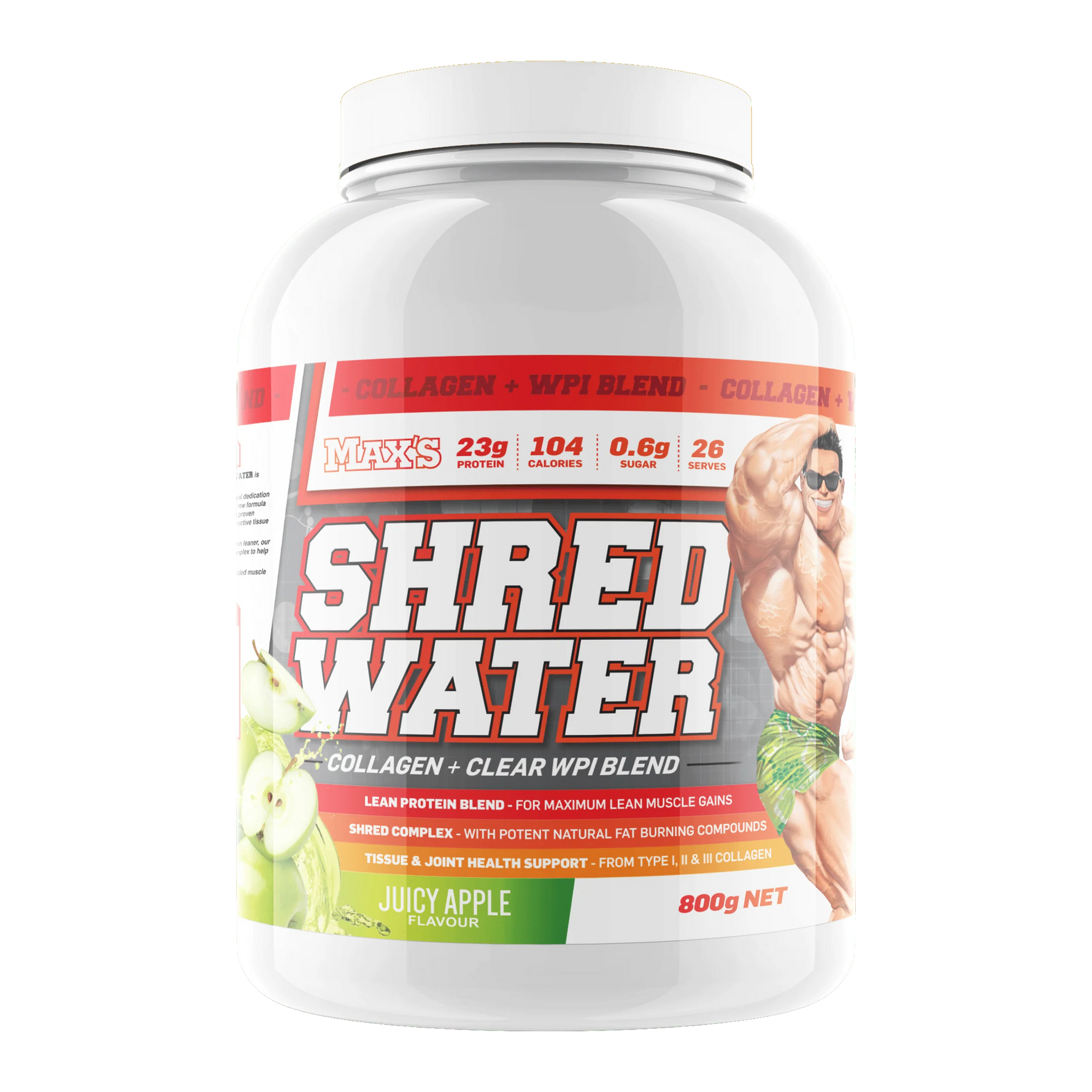 Max's Shred Water 800g Thermogenic