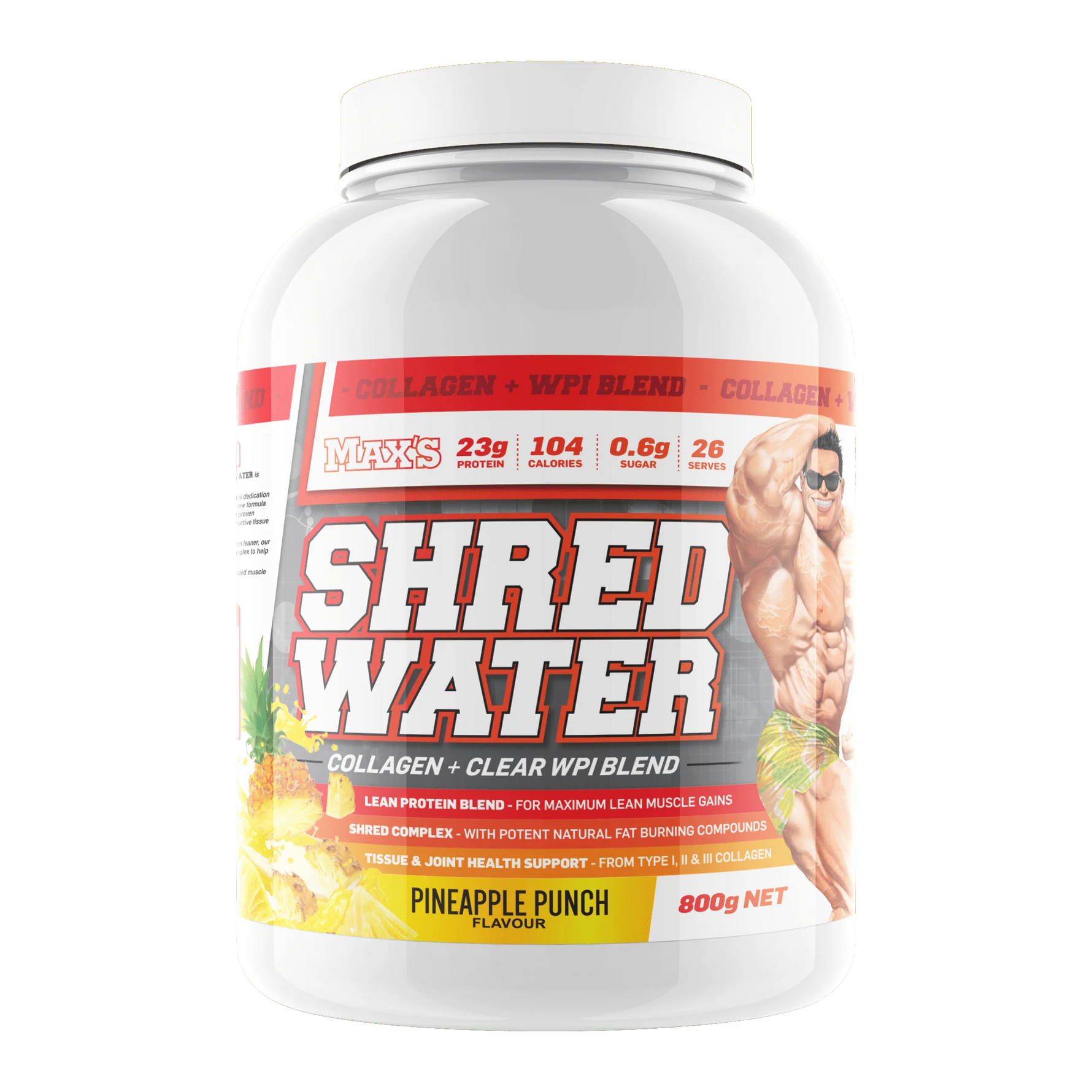 Max's Shred Water 800g Thermogenic