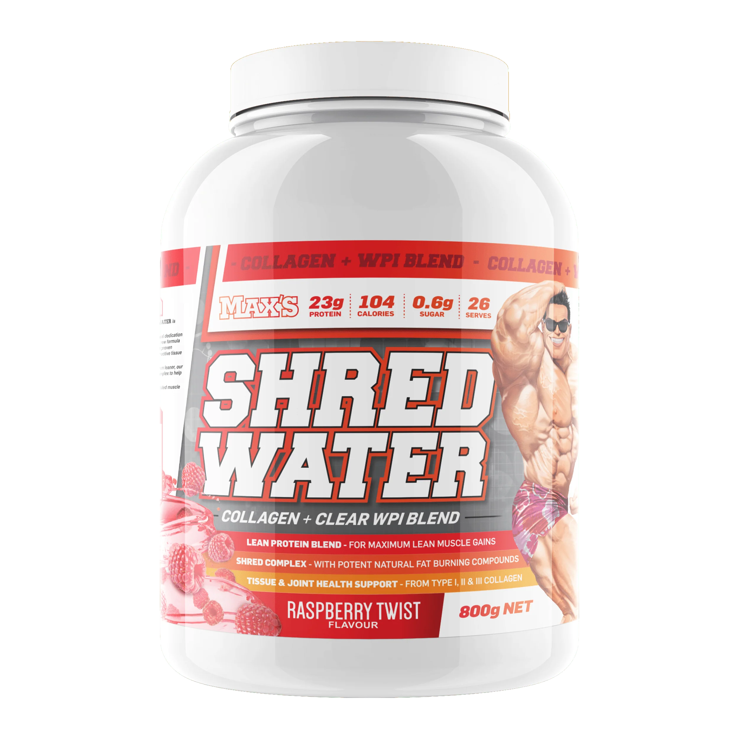 Max's Shred Water 800g Thermogenic