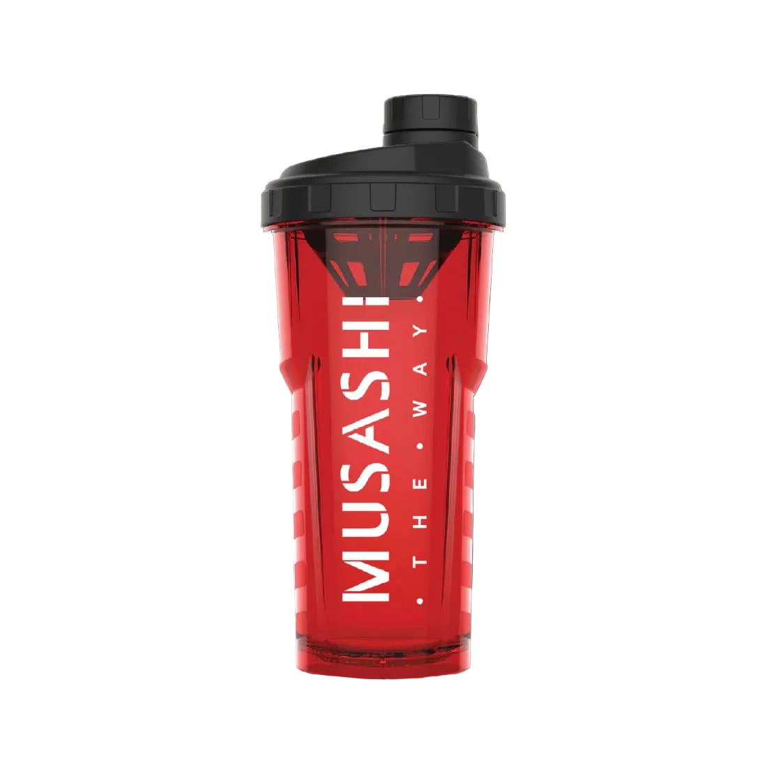 Musashi ALPHA SHAKER Clear Red 750ml