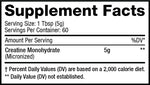 Musclesport Creatine Unflavoured 300g